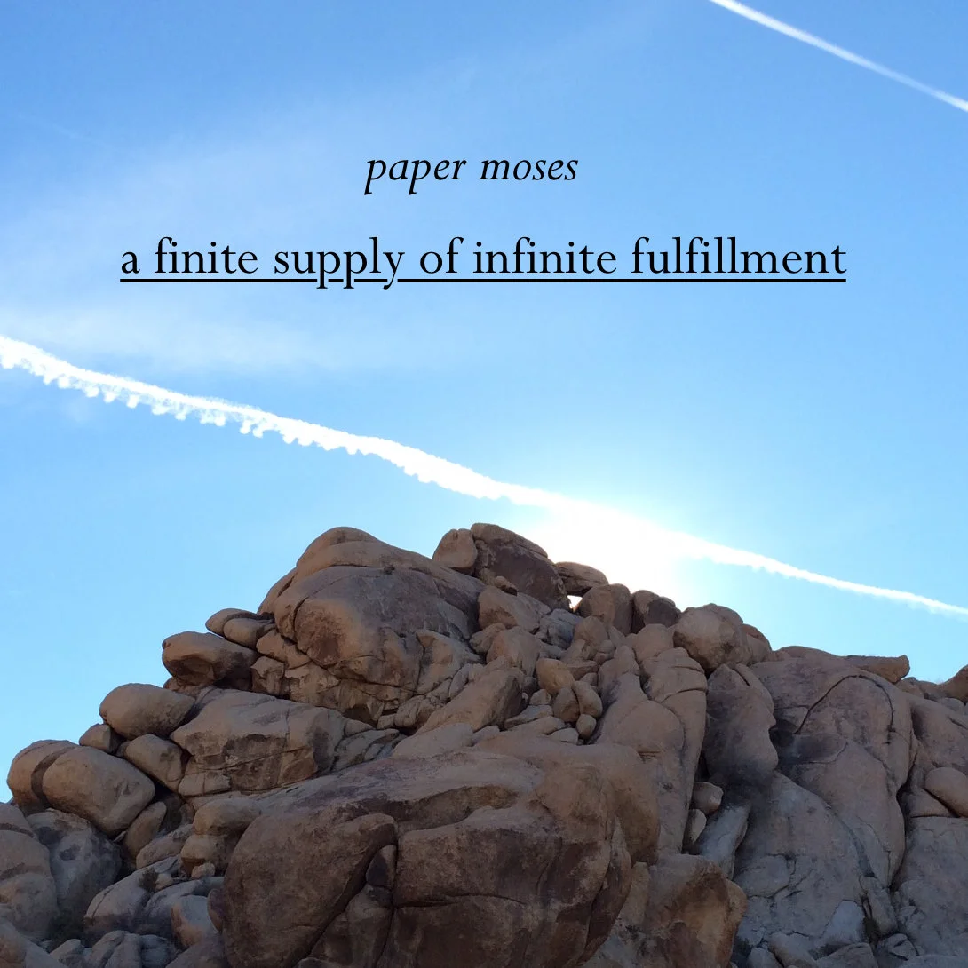 Paper Moses - A Finite Supply Of Infinite Fulfillment album art